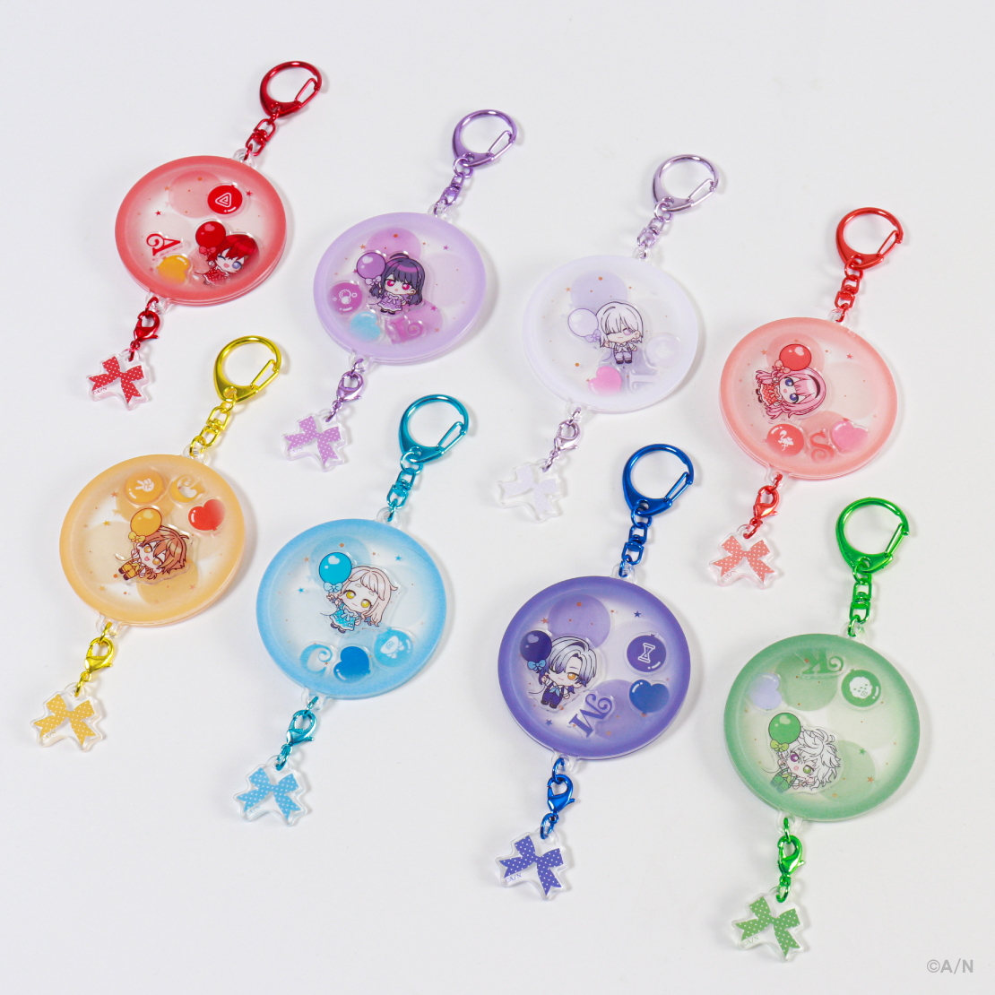[預訂] Nijisanji 【ふわふわバルーン】シャカシャカアクリルキーホルダー (亞克力鑰匙扣)