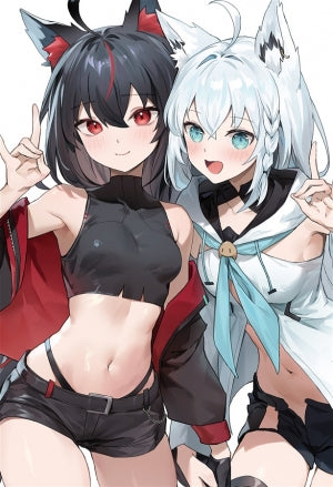 Wフブキ(白霊子)_sB2タペストリー（くわい屋）