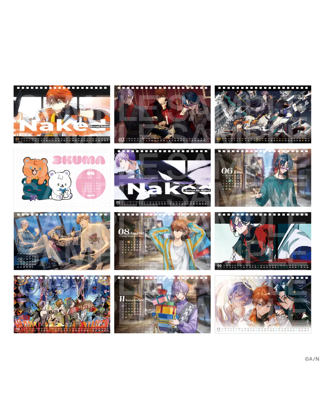 「預訂」Nijisanji [Unit Selection Calendar 2026]