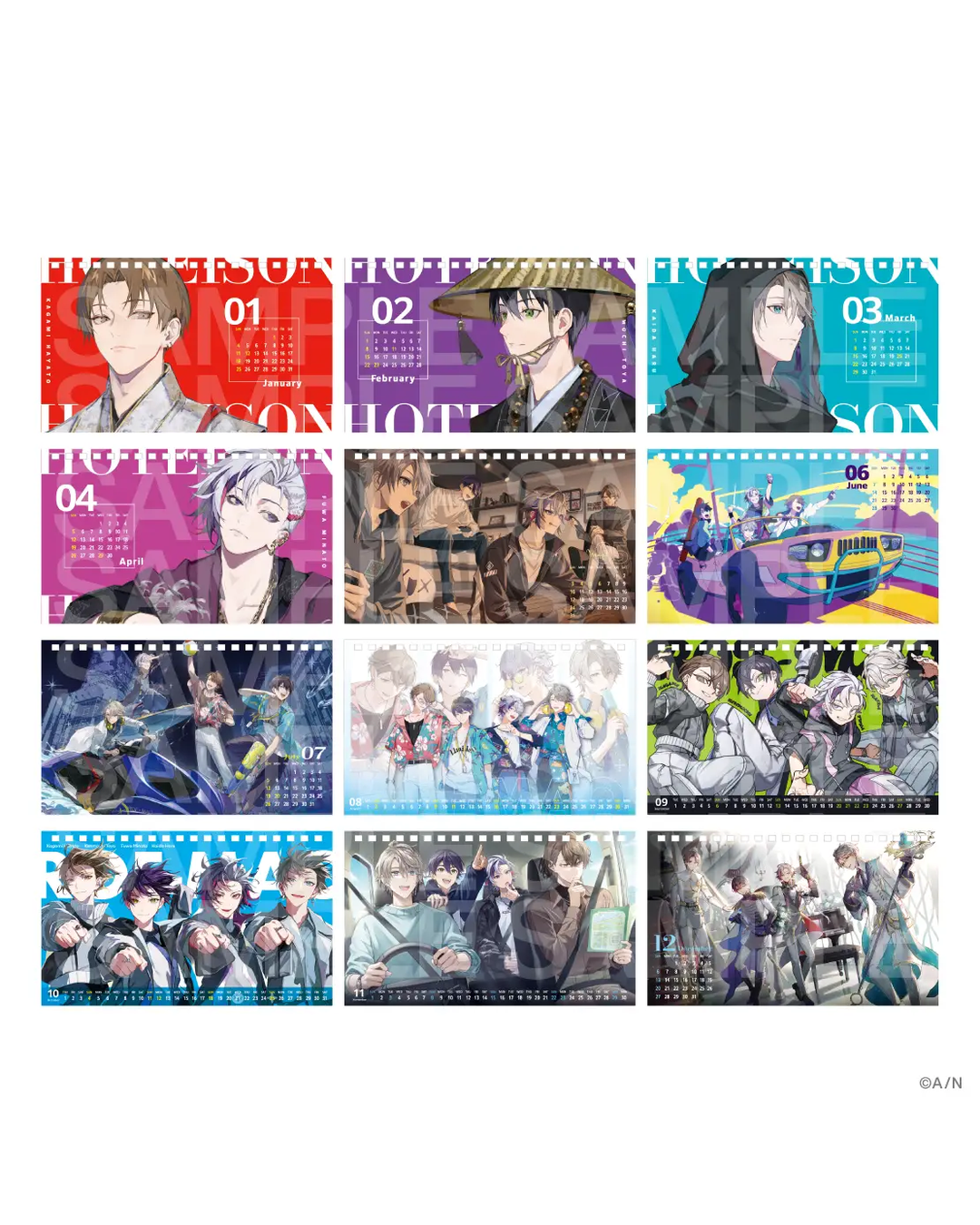 「預訂」Nijisanji [Unit Selection Calendar 2026]