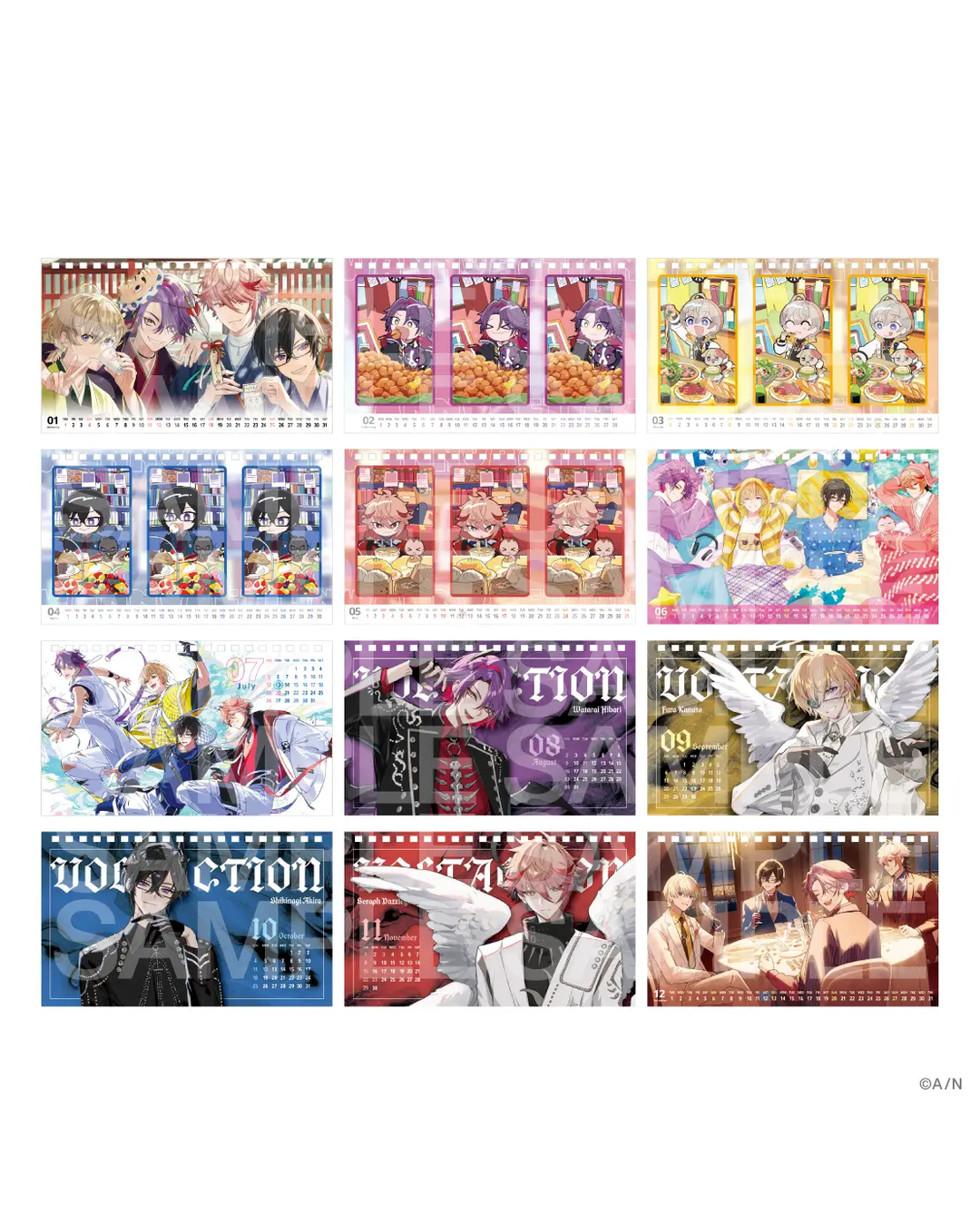 「預訂」Nijisanji [Unit Selection Calendar 2026]