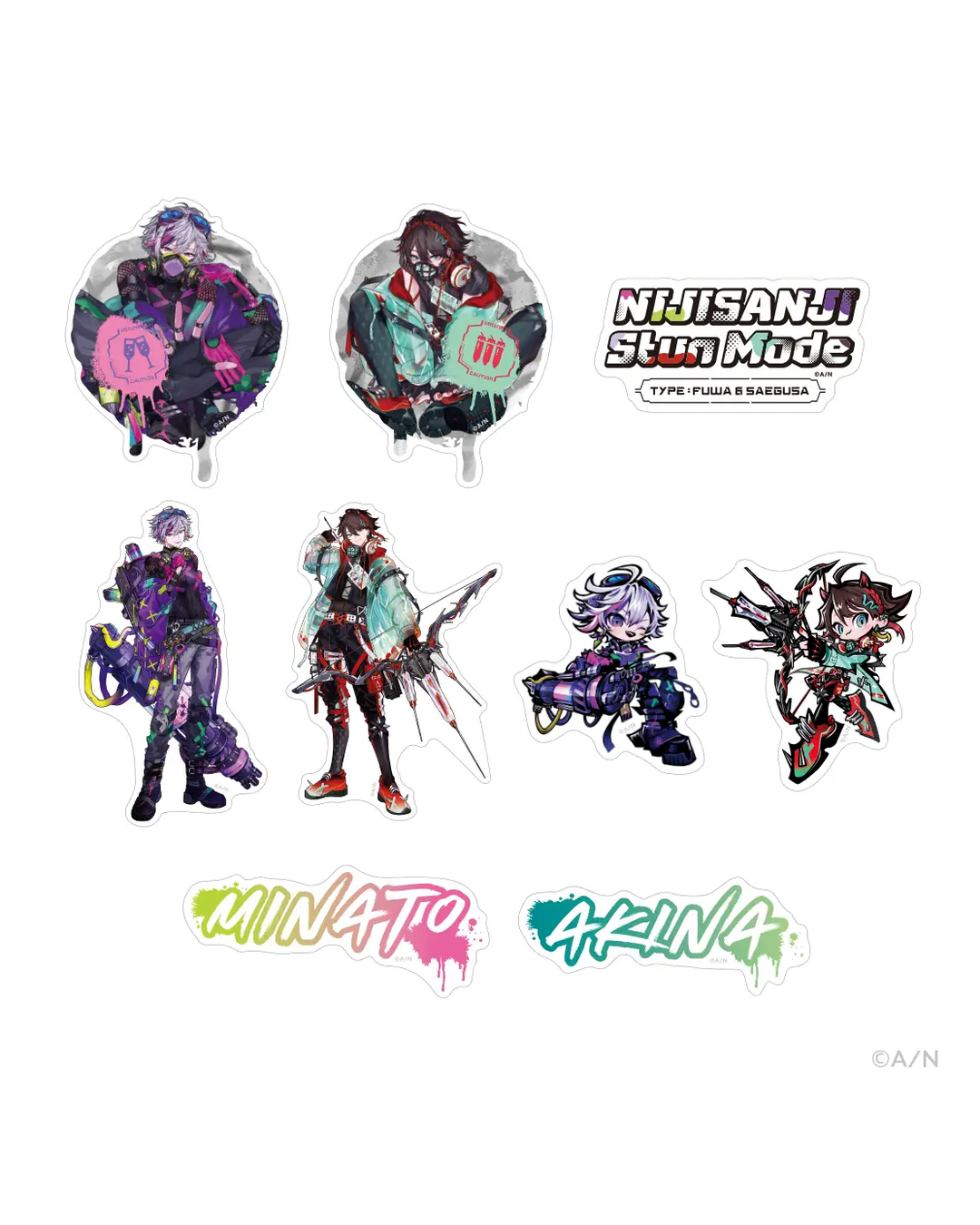 「預訂」Nijisanji【NIJISANJI Stun Mode Type：Fuwa＆Saegusa】商品