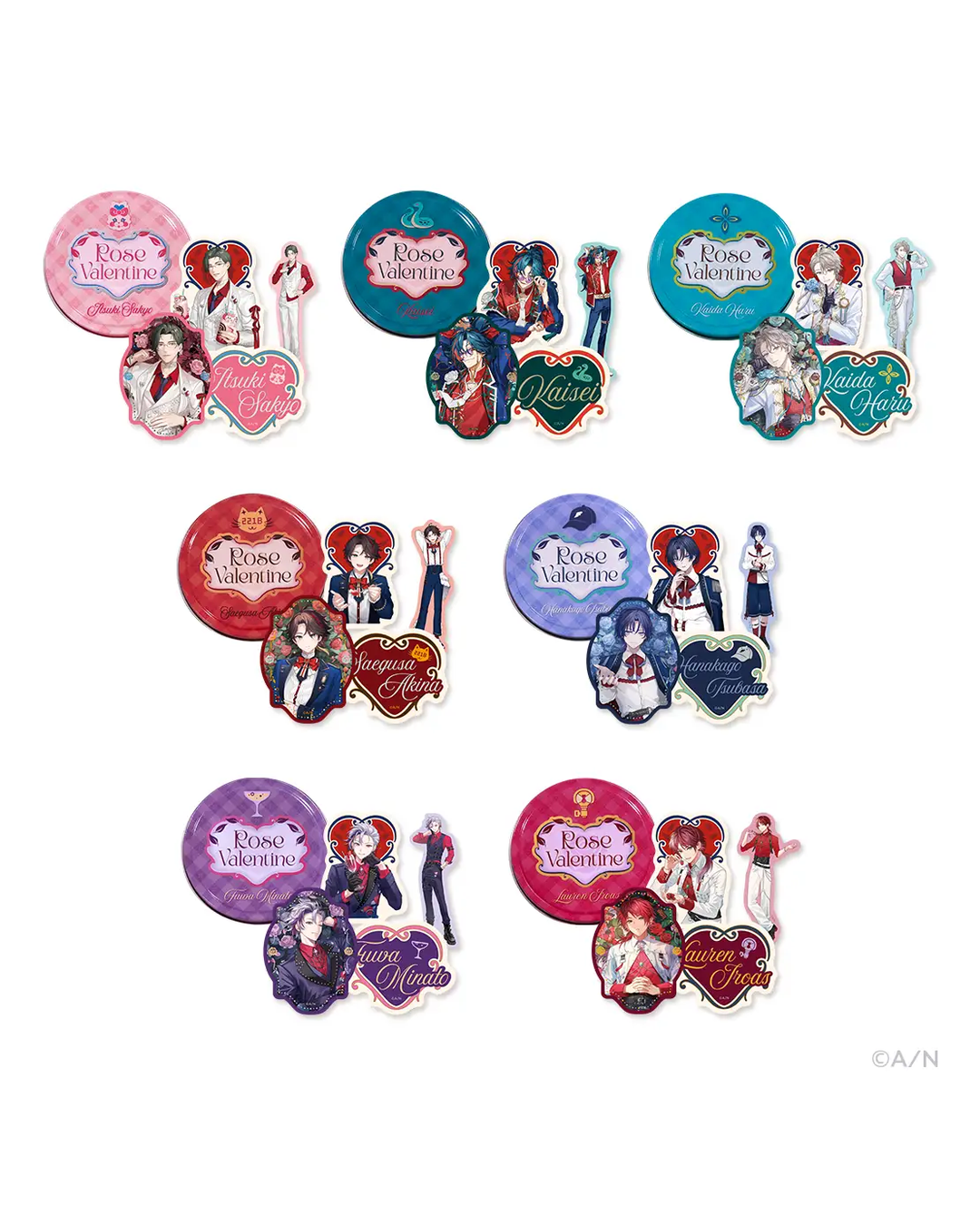 「預訂」Nijisanji [Rose Valentine] 玫瑰情人節 周邊