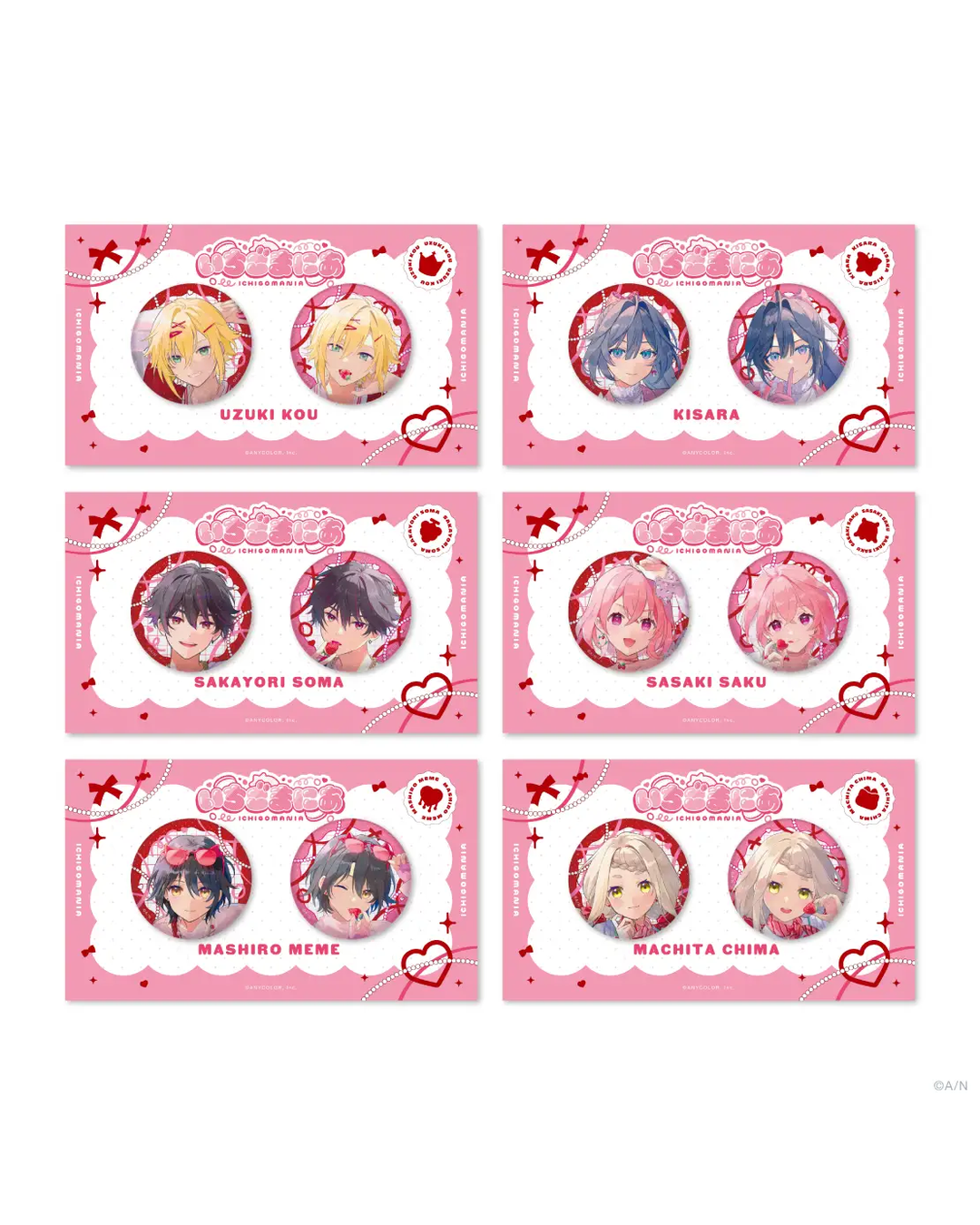[pre-order] Nijisanji [Strawberry Mania] 