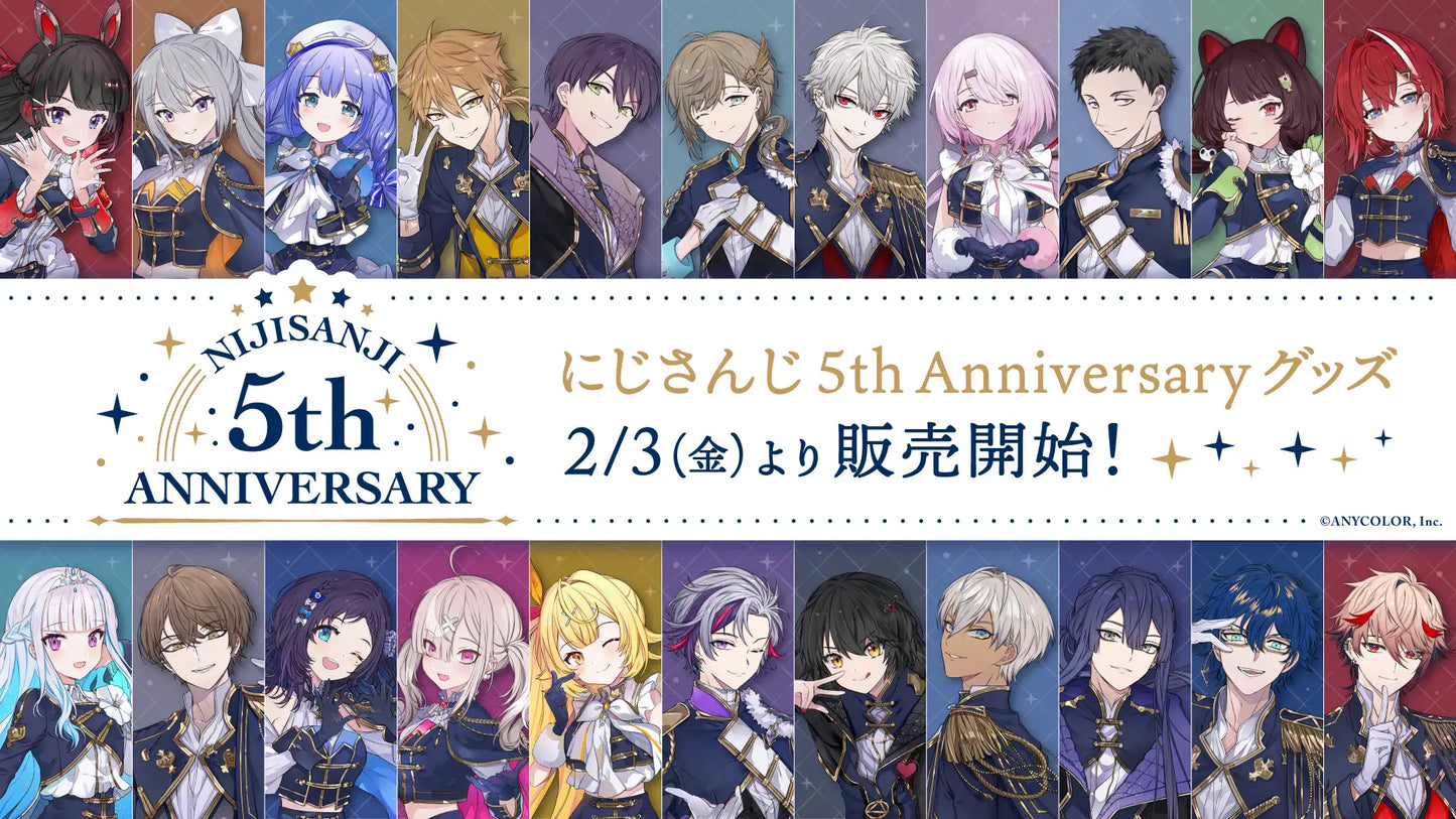 「現貨」Nijisanji にじさんじ 5th Anniversaryグッズ A4 file