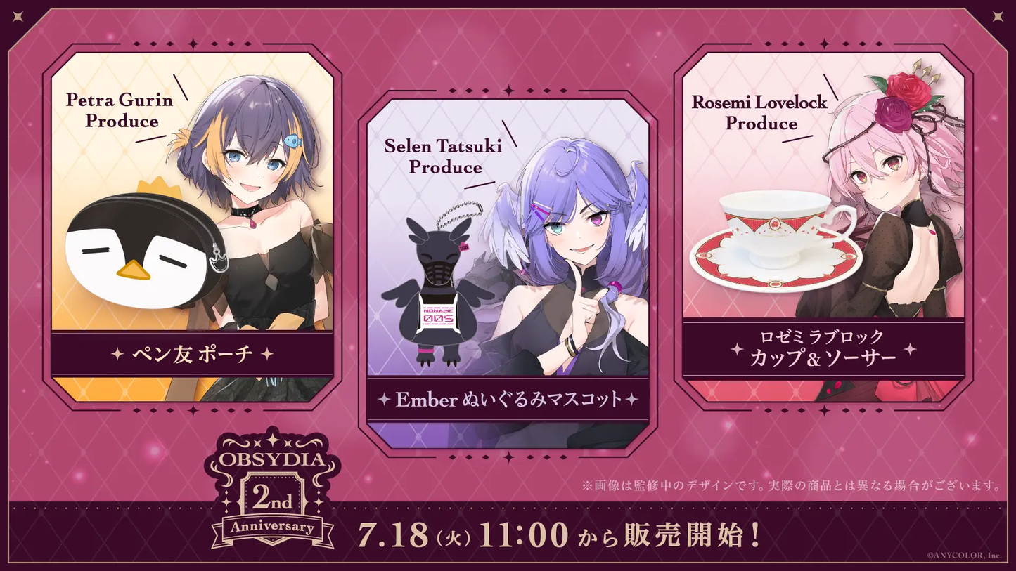 「現貨」NIJISANJI EN「OBSYDIA 2nd Anniversary」商品