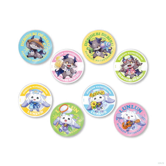 [Pre-order] Nijisanji 【でびるんとなつやすみ】Random Acrylic Stickers