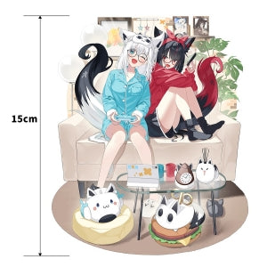 白上フブキ　黒上フブキ　アクリルスタンド【非公式グッズ】（ぼるめてうす）