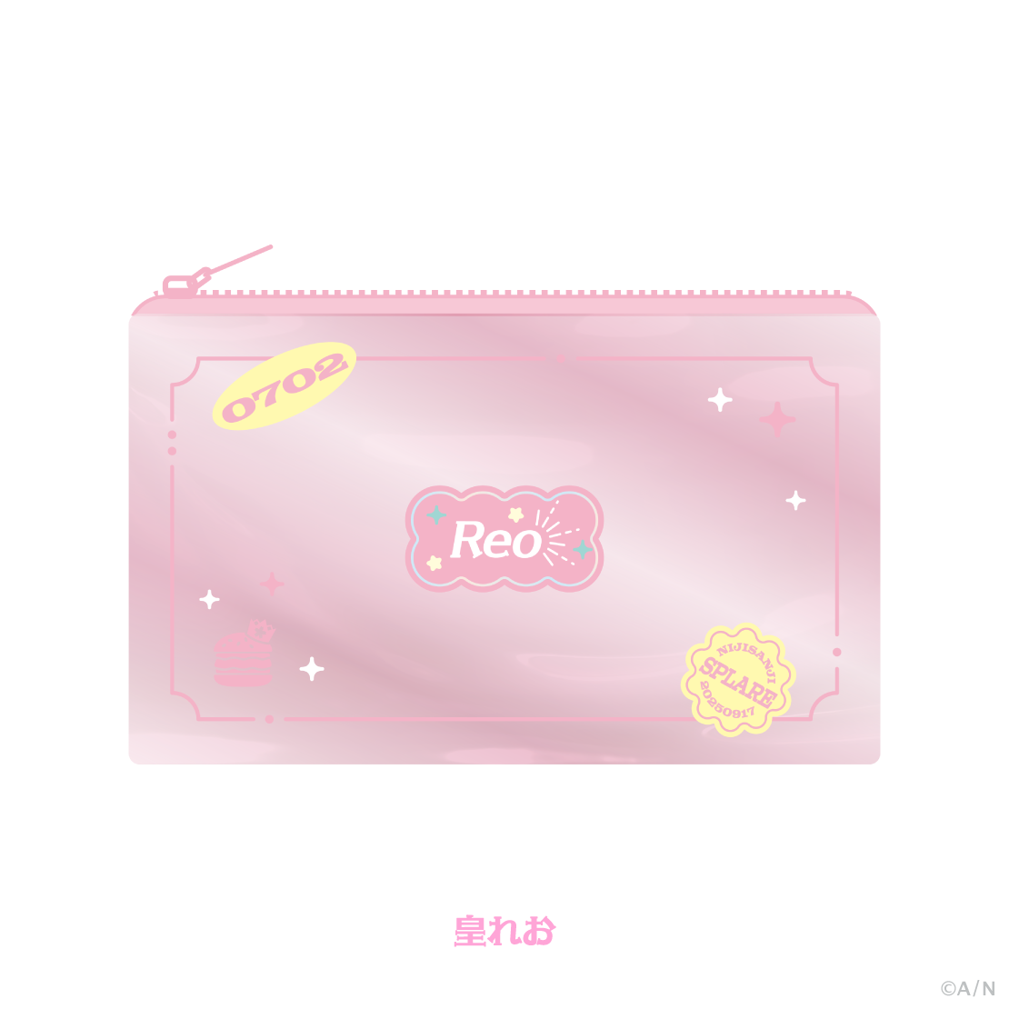 [Pre-order] Nijisanji 【ぽっぴん！すぷれあ】Zipper Pouch