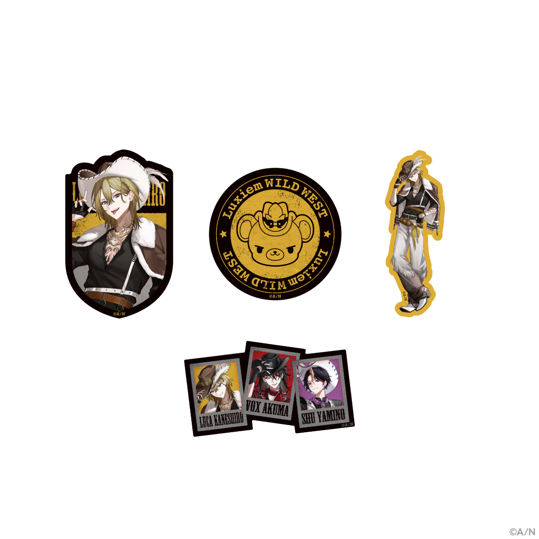 [Pre-order] Nijisanji 【Luxiem WILDWEST】Sticker set
