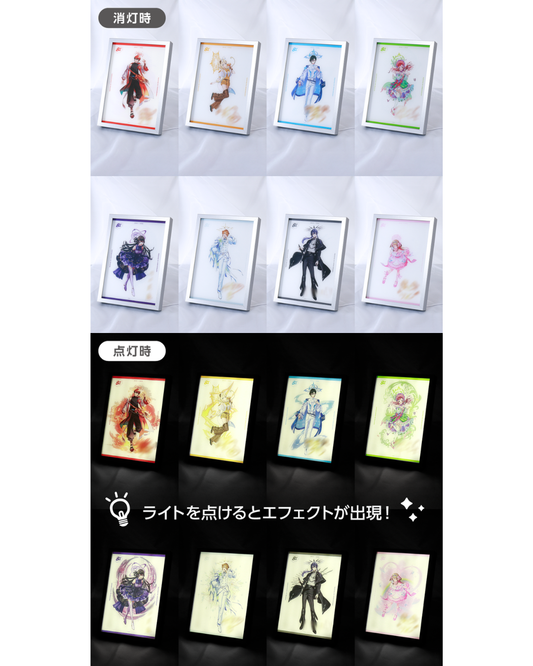 「預訂」 NIJISANJI [にじさんじ 8th Anniversary] - A3掛布/ 亞克力燈光板畫