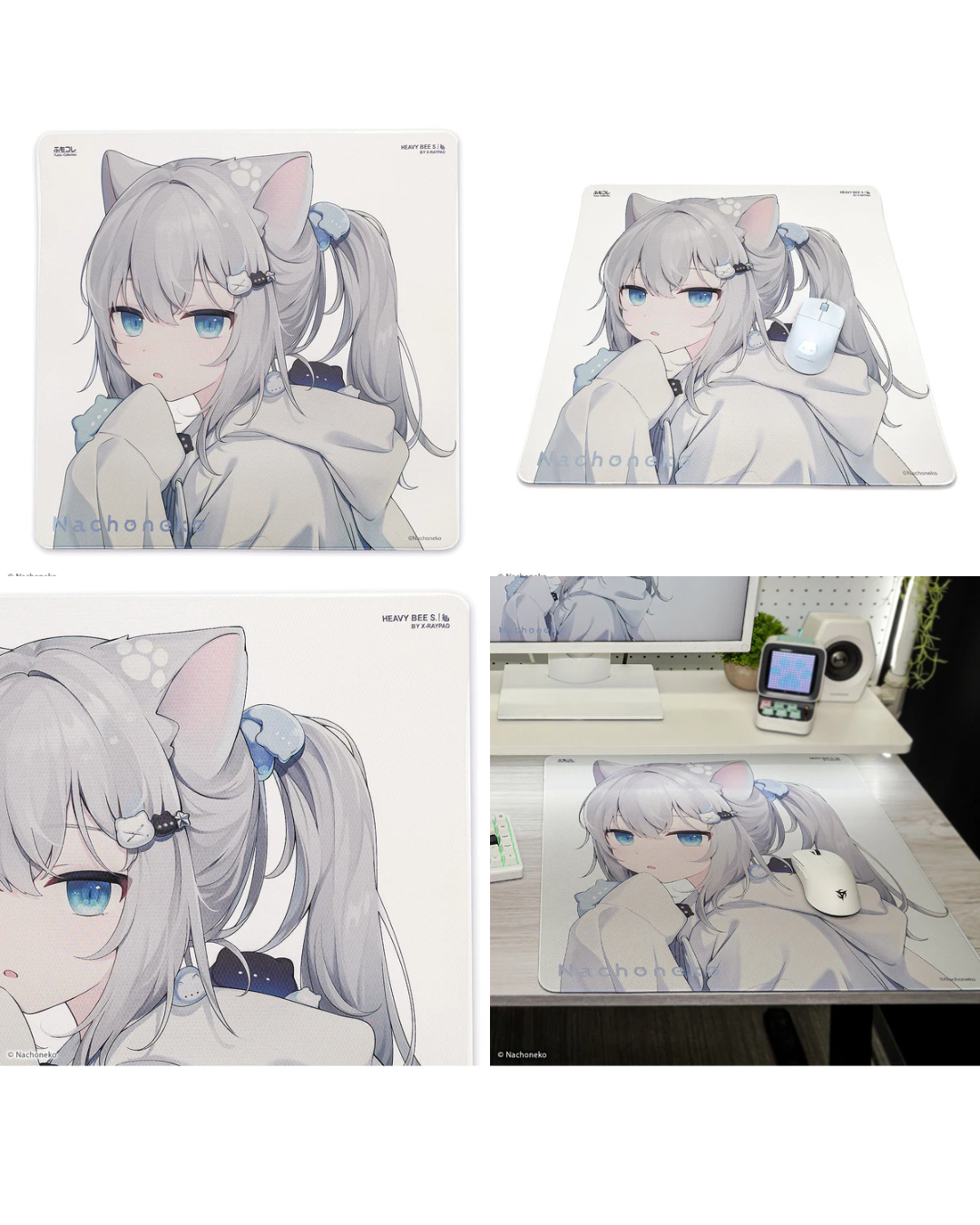 「預訂」Vtuber 甘城なつき(NACHONEKO)  x ふもコレ(Fumo Collection) 第2彈 Gaming 滑鼠墊