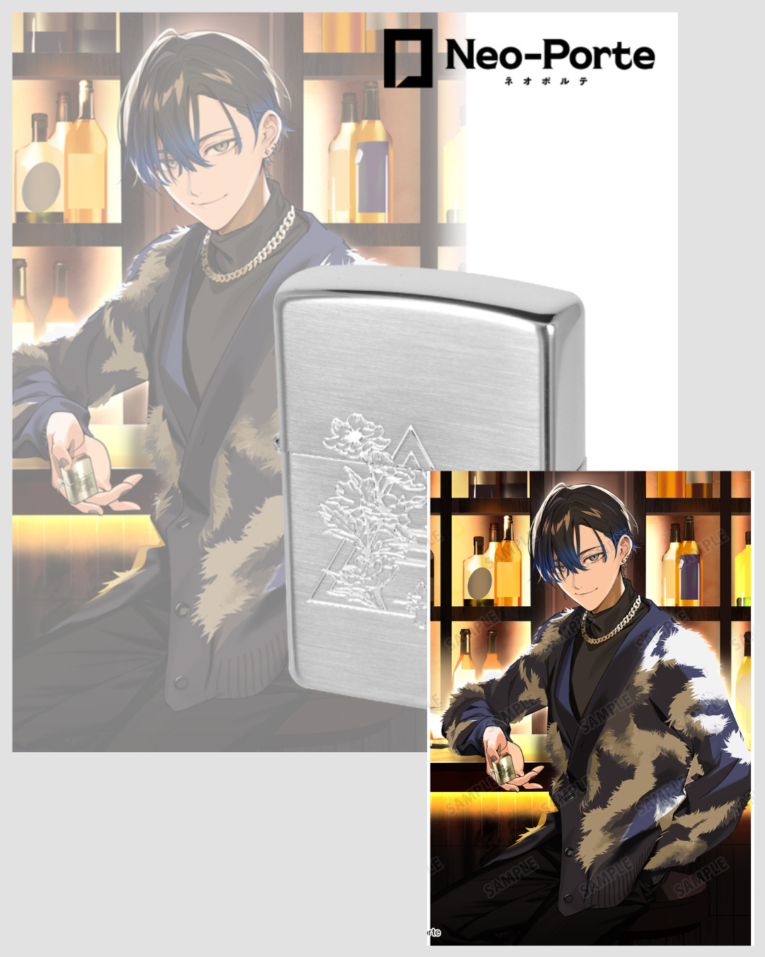 [pre-order] Neo-Porte x ZIPPO - 水無瀬(Minase)/ 青桐エイ(Aogiri Eito)/ 鬼ヶ谷テン(Onigaya Ten)