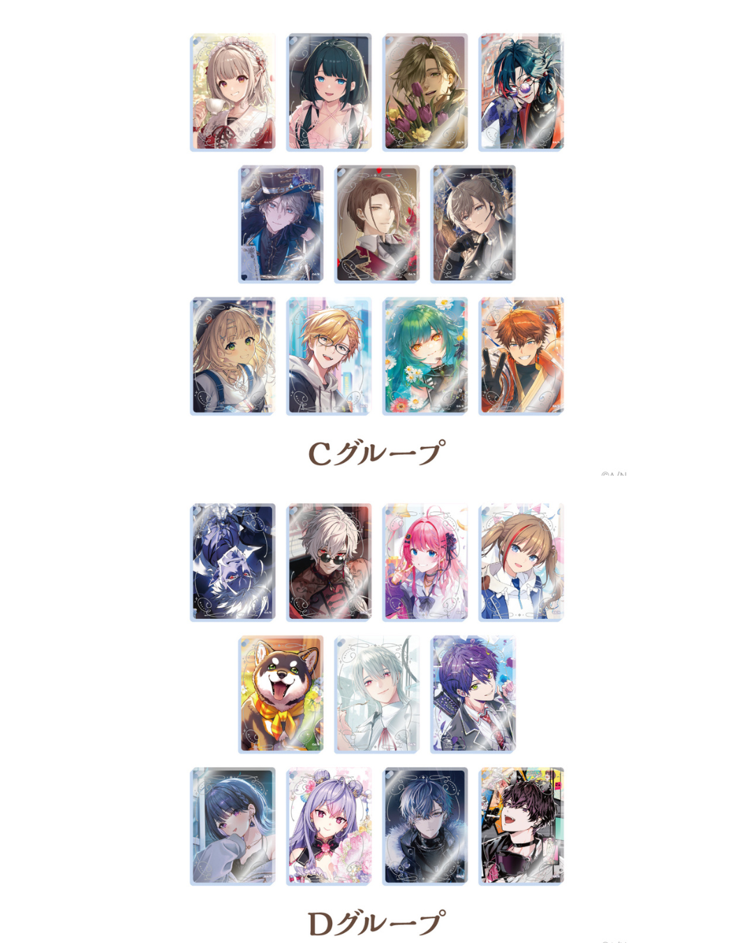 「預訂」Nijisanji [ノスタルジアコレクション2025] Nostalgia Collection 2025 周邊 - 亞克力匙扣(C-D組) [存庫販售]