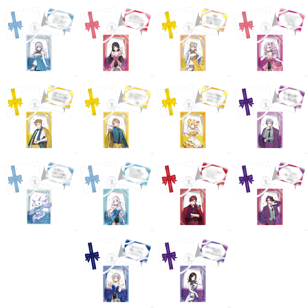 [pre-order] Nijisanji 【Nijisanji 7th Anniversary】part3 - Half-width Tapestry /Mini gift set /Mirror acrylic board