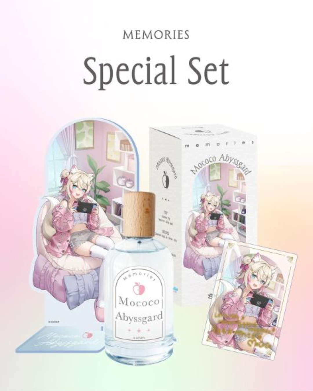 [pre-order] Hololive x SPcollect MEMORIES Fragrance (Fuwawa Abyssgard & Mococo Abyssgard)
