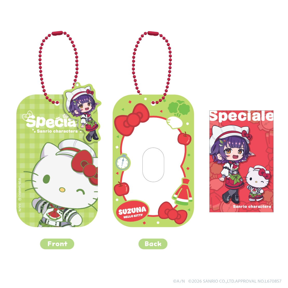 [Pre-order] Nijisanji 【Speciale×サンリオキャラクターズ】アクリルパスケース(Acrylic ID Case)