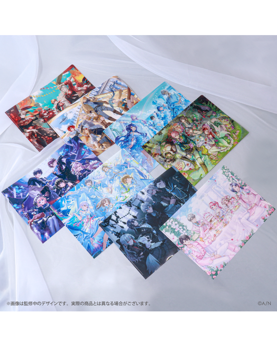 「預訂」 NIJISANJI [にじさんじ 8th Anniversary] - 亞克力襟章架/A4File/にじぱぺ外套