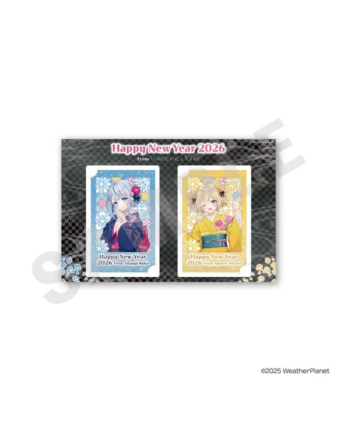 「預訂」 [通販] Happy New Year From WeatherPlanet 通販周邊 (雨海ルカ/天晴ひなた)