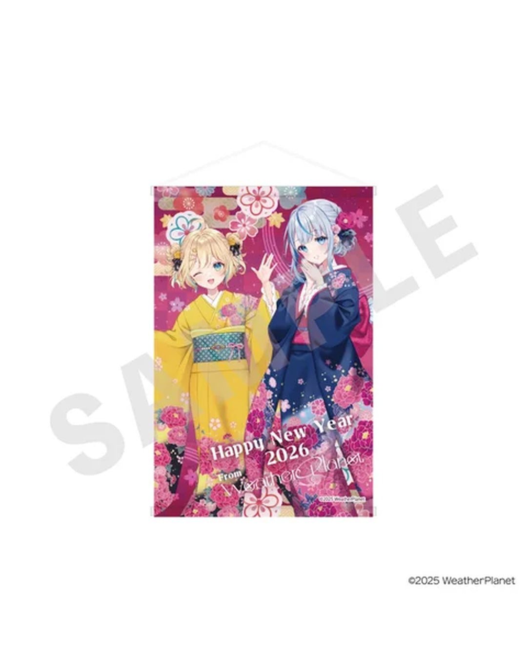 「預訂」 [通販] Happy New Year From WeatherPlanet 通販周邊 (雨海ルカ/天晴ひなた)