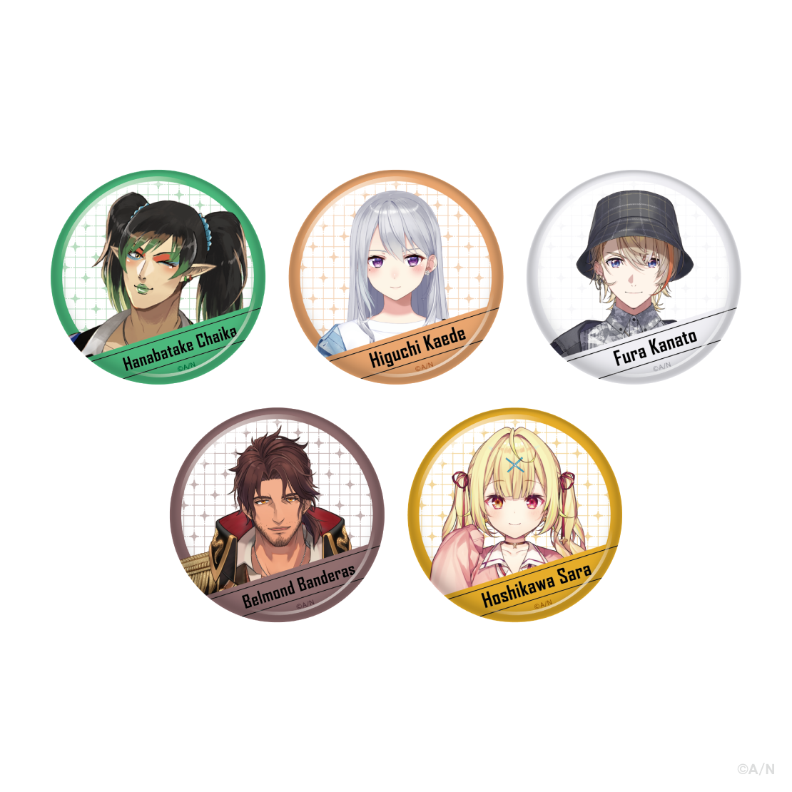 [預訂] Nijisanji 【Another Style Goods vol.1】缶バッジ (徽章) [NIJISANJI Official Store 6th Anniversary]