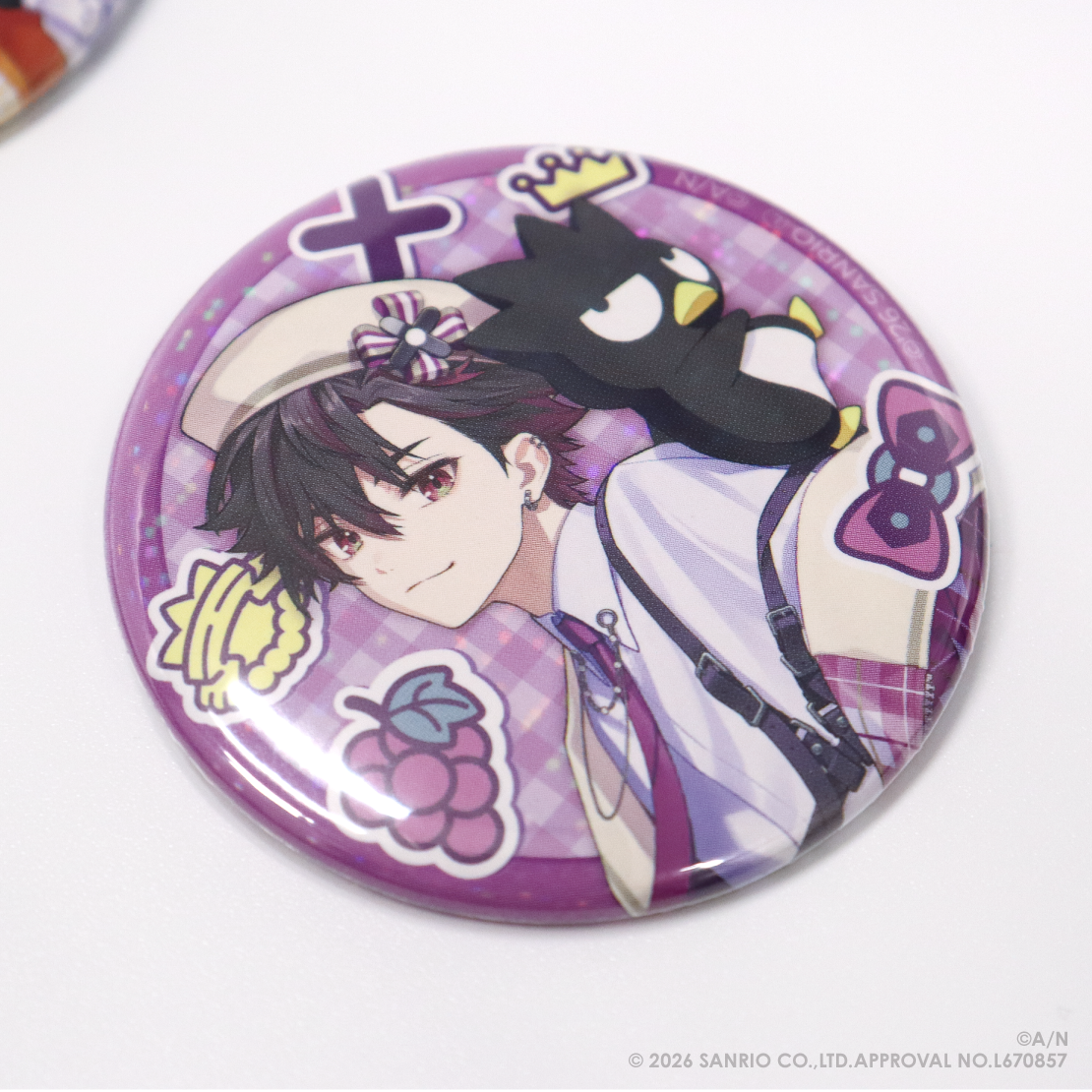 [預訂] Nijisanji 【Speciale×サンリオキャラクターズ】キラキラ缶バッジセット(閃襟章set)