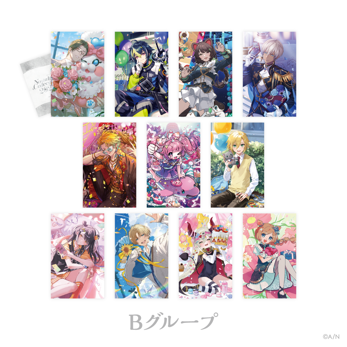 [預訂] Nijisanji 【にじさんじ ノスタルジアコレクション2026】ランダムコレクションカード Bグループ(隨機收藏卡 B組)  [NIJISANJI Official Store 6th Anniversary]