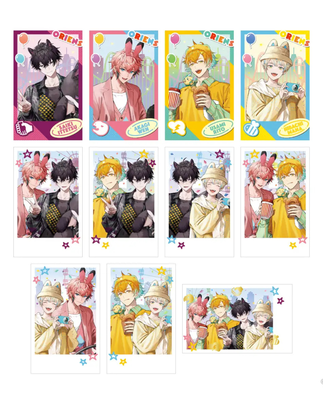 「現貨」Nijisanji [おでかけOriens] 商品 - 隨機拍立得卡