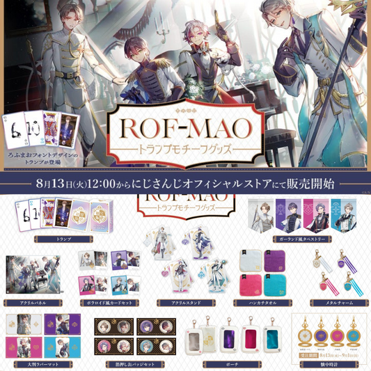 [In-stock] Nijisanji 「ROF-MAO playing cards theme」Goods