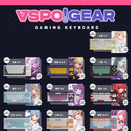 「預訂」VSPO! GEAR Gaming Keyboard 第2彈