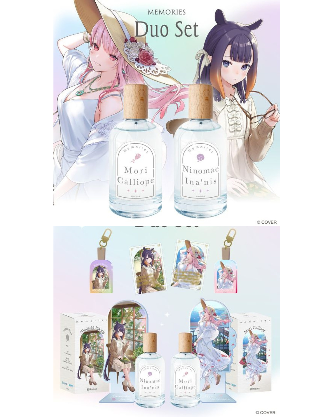 [pre-order] Hololive x SPcollect MEMORIES Fragrance (Mori Calliope / Ninomae Ina'nis)