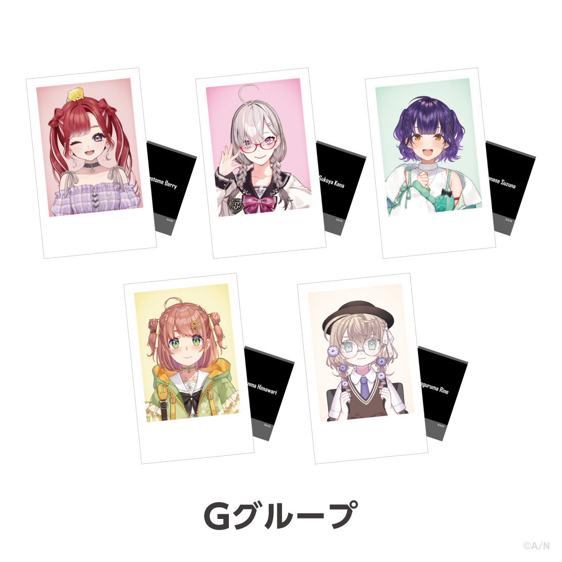 [預訂] Nijisanji 【Another Style Goods vol.1】ランダムチェキ風カード Gグループ(隨機拍立小卡 G組) [NIJISANJI Official Store 6th Anniversary]