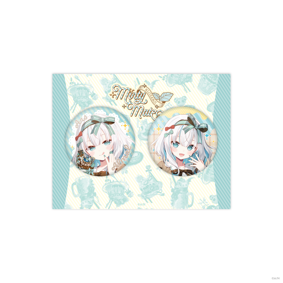 [預訂] Nijisanji 【Minty Mate】缶バッジ セット(徽章set)