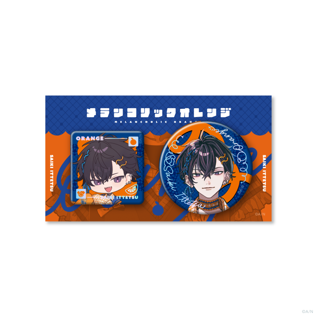 [預訂] Nijisanji 【メランコリックオレンジ】缶バッジ セット(徽章set)