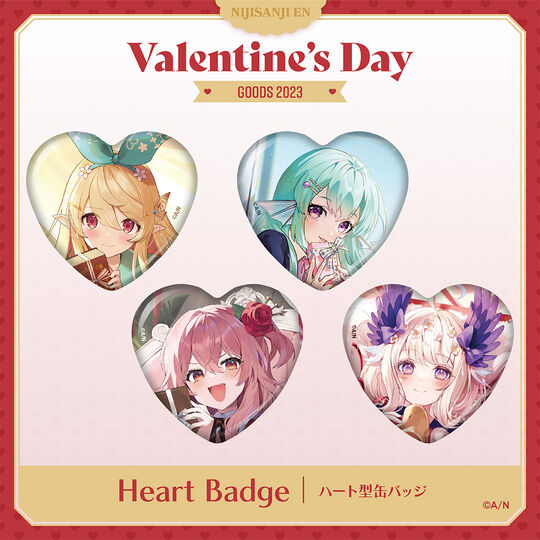  [In-stock]NIJISANJI EN [Valentine's Day 2023] Badge (Random)