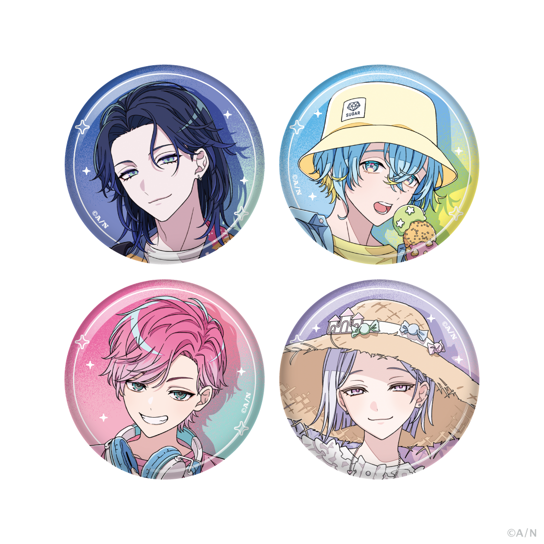 [Pre-order] Nijisanji 【ぽっぴん！すぷれあ】Random Badge