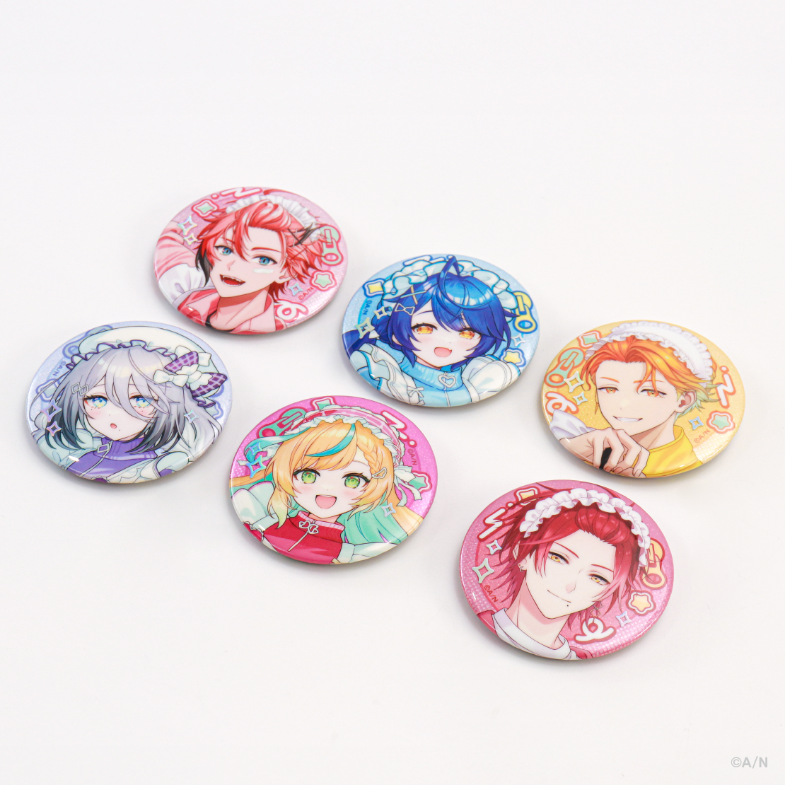 [Pre-order] Nijisanji 【Jersey Maidtes】Random Badge