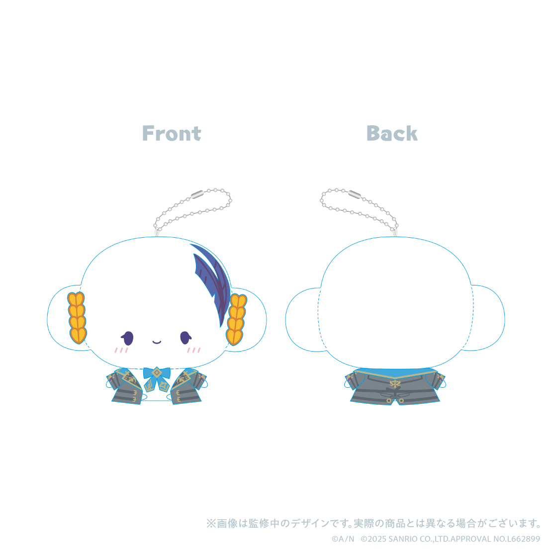 [Pre-order] Nijisanji 【3SKM×サンリオキャラクターズ】Plushie