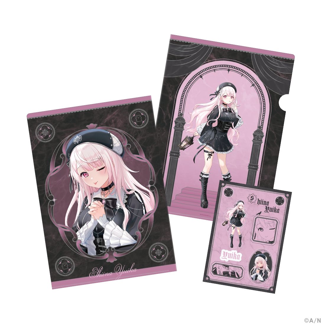 [預訂] Nijisanji 【Haunted School】クリアファイル＆ステッカーシート(A4file& 貼紙)