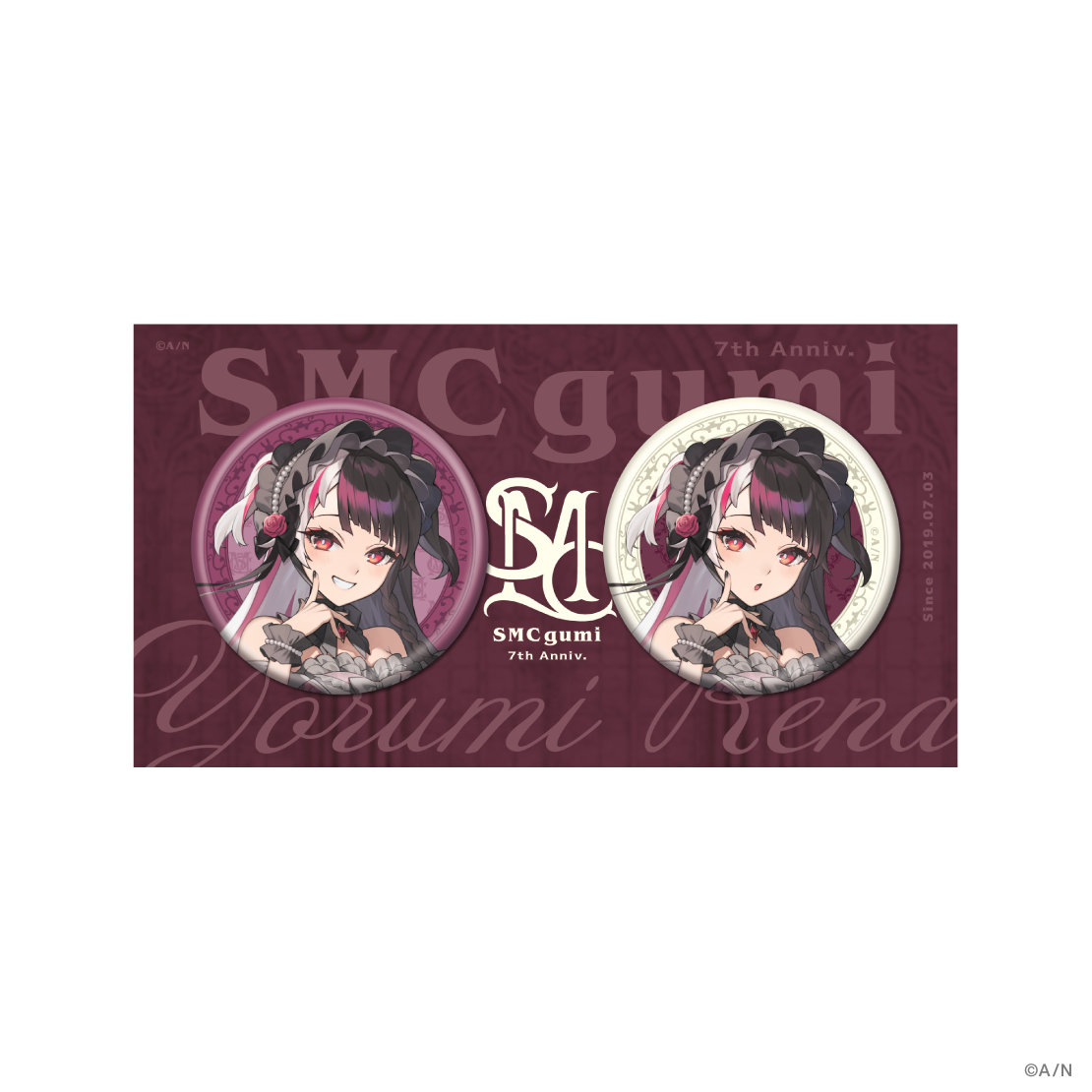 [Pre-order] Nijisanji 【SMC組 7th】Badge Set