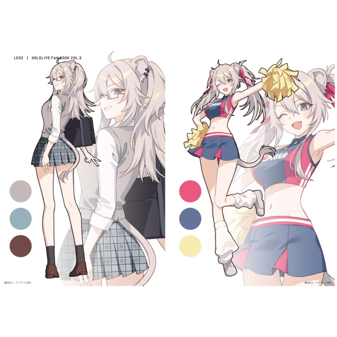 [C104代購] LEO2 - HOLOLIVE FAN BOOK Vol.3 新刊SET - 同人本(50P) [fanart book] (獅白ぼたん/ 原設擔當)