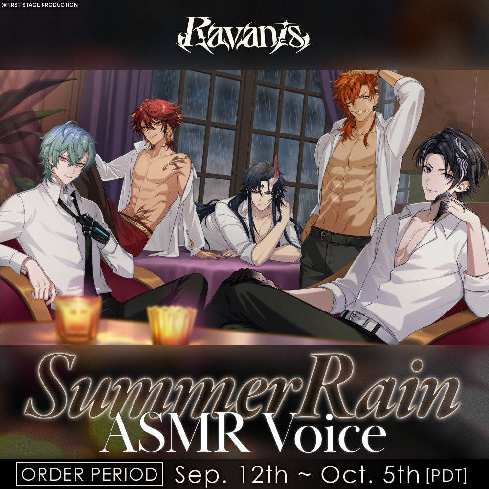 「預訂」FIRST STAGE PRODUCTION EN Summer Rain ASMR Voice Pack - Avallum / Ravanis