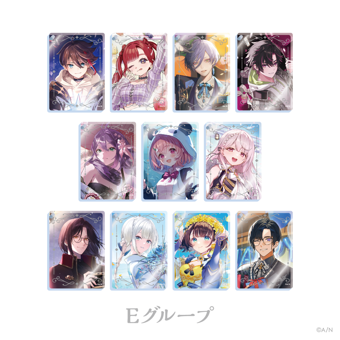 [預訂] Nijisanji 【にじさんじ ノスタルジアコレクション2026】アクリルブロックキーホルダー Eグループ(亞克力塊鑰匙扣 E組)  [NIJISANJI Official Store 6th Anniversary]