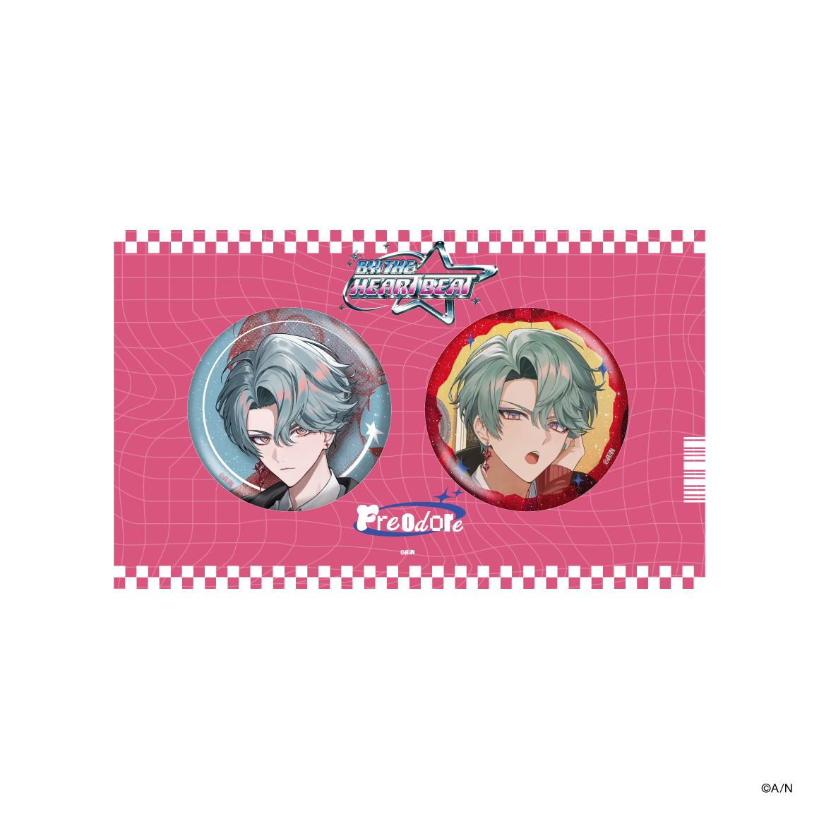 [Pre-order] Nijisanji 【BY THE HEARTBEAT】Badge set