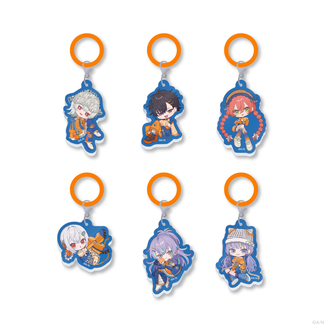 [預訂] Nijisanji 【メランコリックオレンジ】ランダムアンブレラチャーム(隨機雨傘吊飾)