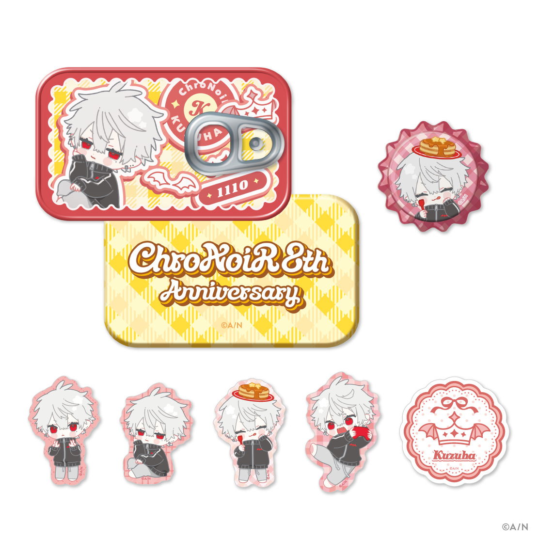 [Pre-order] Nijisanji 【ChroNoiR 8th】ミニブリキ缶セット (套裝)