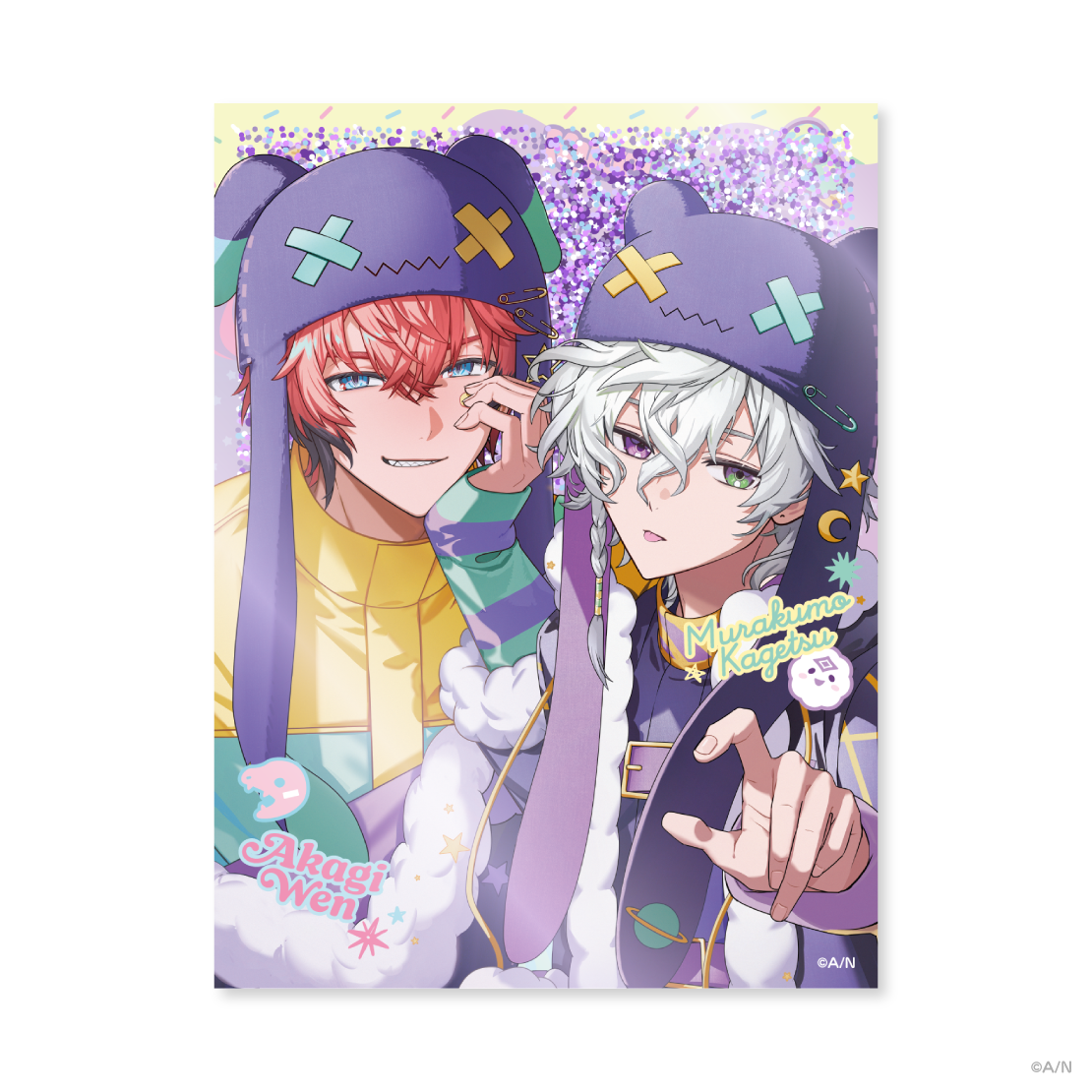 [Pre-order] Nijisanji 【きゅんbro】Glitter Acrylic Block