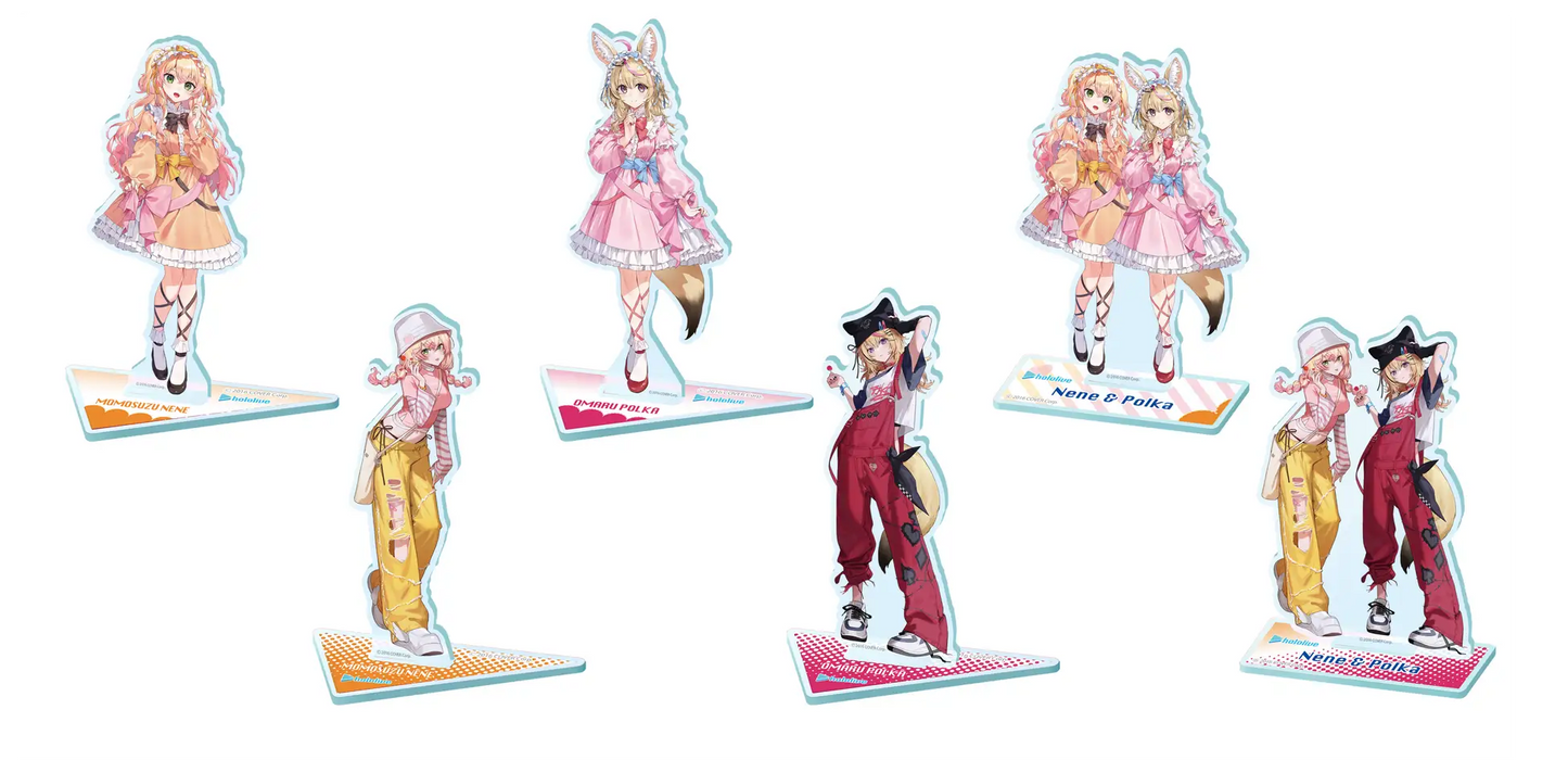 「現貨」Hololive x Molly Online (桃鈴ねね/尾丸ポルカ)