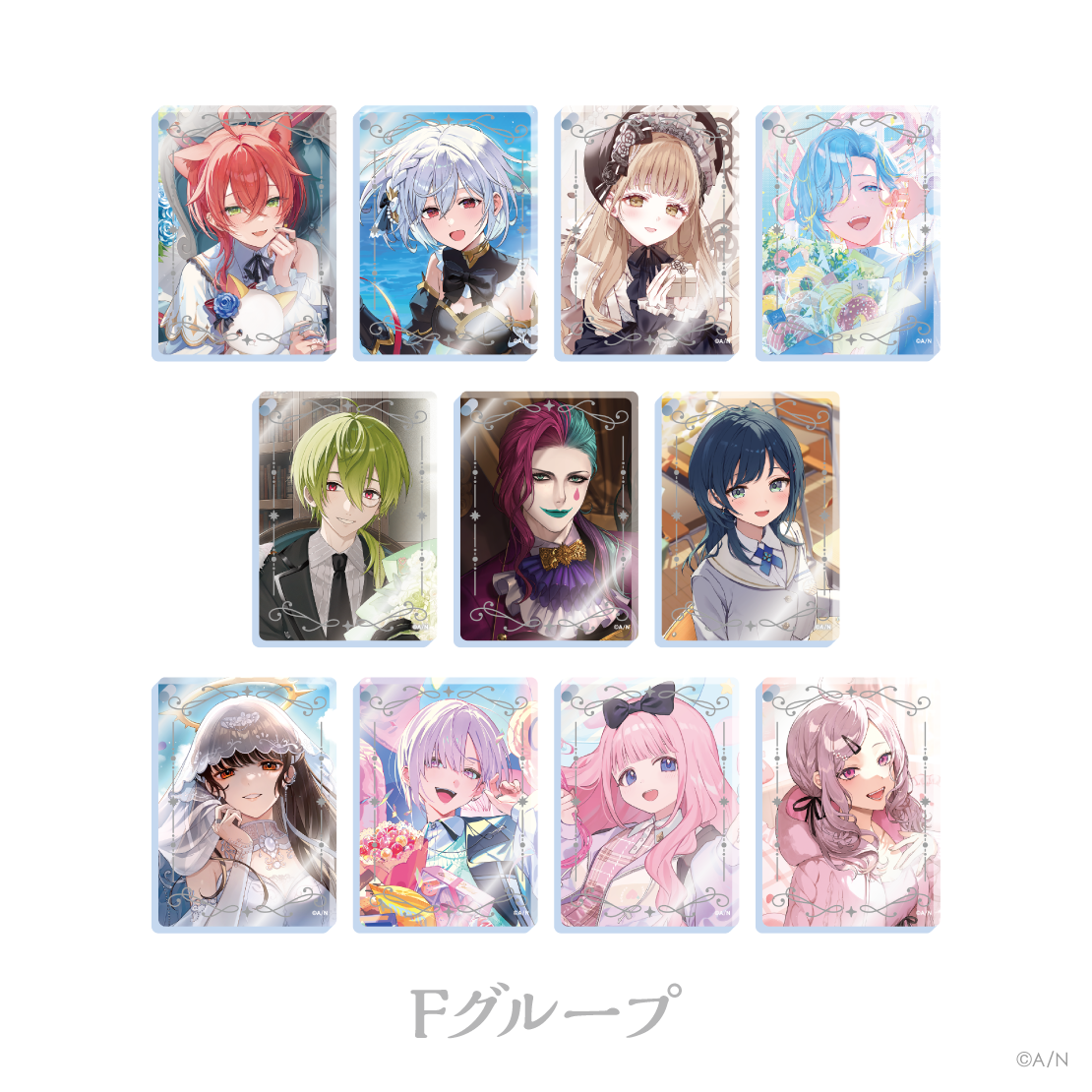 [預訂] Nijisanji 【にじさんじ ノスタルジアコレクション2026】アクリルブロックキーホルダー Fグループ(亞克力塊鑰匙扣 F組)  [NIJISANJI Official Store 6th Anniversary]