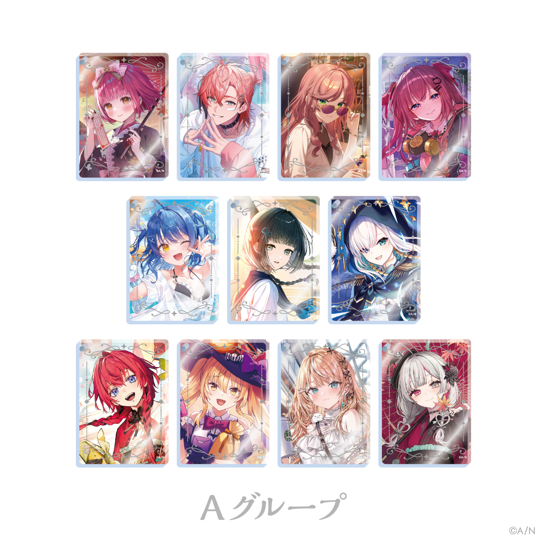 [預訂] Nijisanji 【にじさんじ ノスタルジアコレクション2026】アクリルブロックキーホルダー Aグループ(亞克力塊鑰匙扣 A組)  [NIJISANJI Official Store 6th Anniversary]
